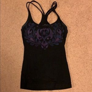 Black tank top for yoga/workouts